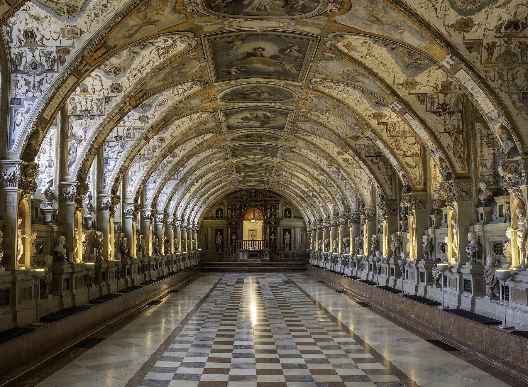 Munich Residenz courtyard and historic façade